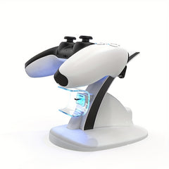 Controller Charging Stand for PS5, Dual Charging Dock Station Charging P-5 Charger Dock for Playstation 5